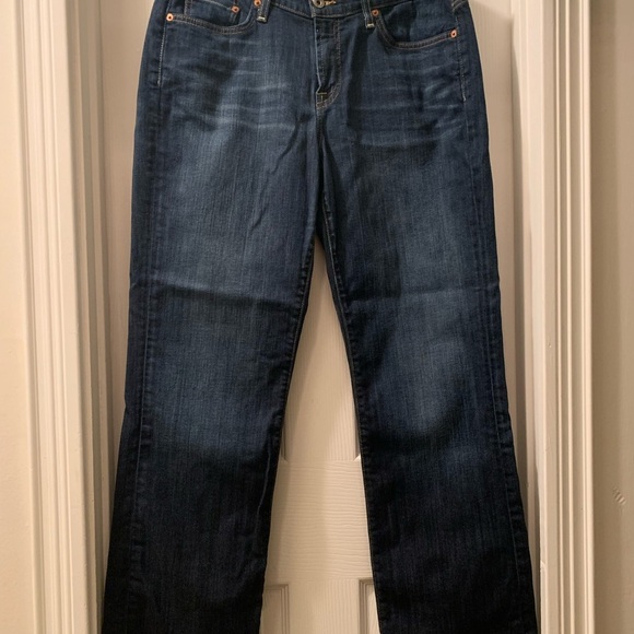 Lucky Brand Jeans By Gene Montesano Reg Straight Leg Classic Cotton Size 12/31 - Picture 12 of 13